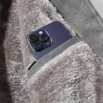 Distressed Leather Jacket with Shearling - Unisex Vintage Biker Style Coat - Image 4